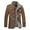 Khaki, variant on Wancir Men's Faux Leather Jacket Vintage Stand Collar Motorcycle PU Leather Outwear Coat