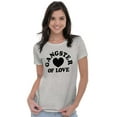 thumbnail image 3 of Cool Funny Gangster of Love Heart Womens Fitted Plus Size Graphic Tee Brisco Brands 3X, 3 of 5