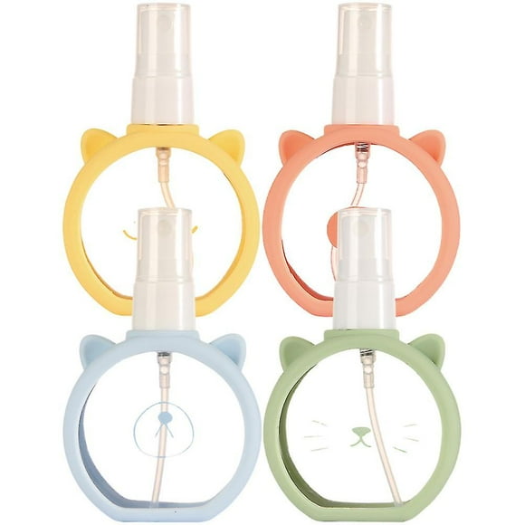 4pcs Plastic Spray Bottles Small Spray Bottle Travel Size Bottles Empty Atomizer For Travel