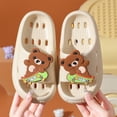 thumbnail image 6 of Staki Cloud Slides for Kids Kids Cloud Slides Boys Non Slip Slip On Shower Sandals, Comfort Slippers for Summer, Pool, Beach, and Water Activities(Khaki,13 Little Kid), 6 of 9