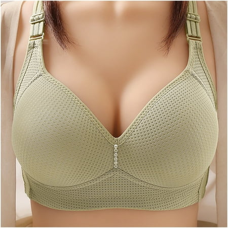 DJskiyers High Support Sports Bras for Women Plus Size Bra with Back Fat Coverage Push up Bralette Full Figure Plunge Bra Comfort Everyday Bra