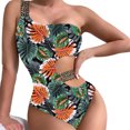 thumbnail image 1 of Conjunto de bikini con estilo para mujer, traje de baño de dos piezas con estampado relleno, ropa de playa OAVQHLG3B Store  lin121212, 1 of 3