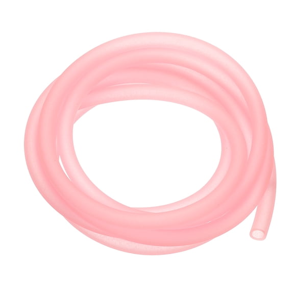Fuel Line Hose Tube, Petrol Fuel Gas Line Pipe Hose Tubing, 1/4" ID 6.6 ft for Small Engine Power Tools (Pink)