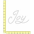 thumbnail image 3 of Magnetic Rhinestone Template, JOY 8", 3 of 3