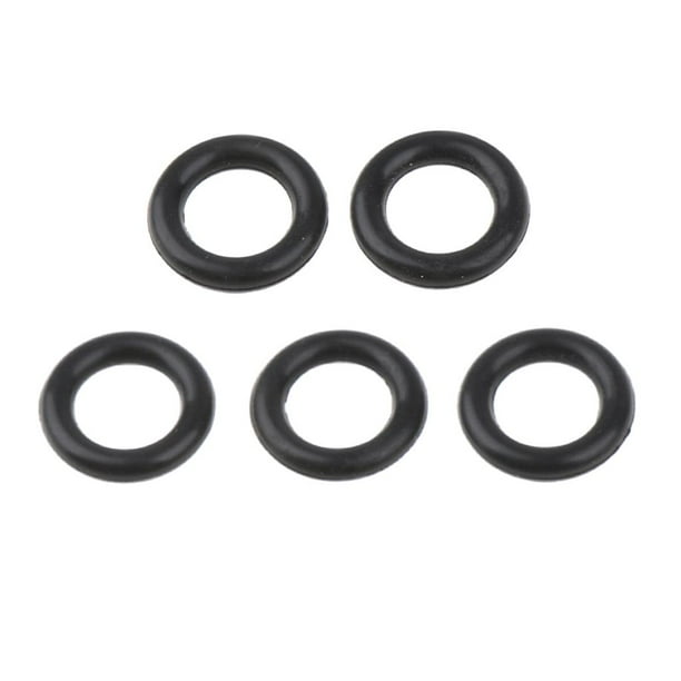 Paquete de 5 sellos de tanque de gas de goma tipo O sello de recarga de para cilindro de gas para acampar 12 mm Cola Anillo de goma del sello del tanque de gas