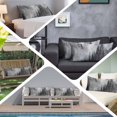 thumbnail image 6 of Black Grey Mountain Body Pillow Covers 20"x54", Misty Forest Nature Woodland Pine Tree Landscape Soft Brushed Microfiber Breathable Throw Pillow Covers, Pillowcase with Zipper for Couch Sofa Bedroom, 6 of 9