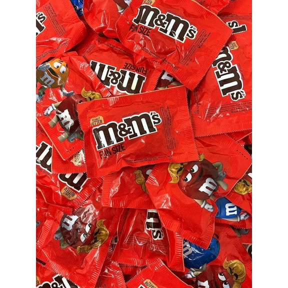 Dana Market - M&M'S Peanut butter Fun Size Red Candy - Bulk Pack (2 Pounds Box)