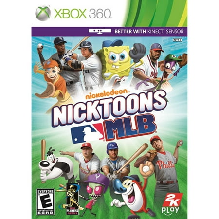 Nicktoons MLB - Kinect compatible (Xbox 360) (Best Baseball Game For Xbox 360)