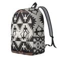 thumbnail image 4 of Nordic Rustic Style Backpack – Abstract Tribal-Inspired School Bookbag with Durable Oxford Material and Anti-theft Features, 4 of 5