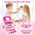 thumbnail image 5 of Richgv Girls Makeup Toys Kit, 57 Pcs Pretend Play Makeup Toys for Kids with Real Cosmetic, Kids Makeup Set Toys for Girls 3-6 Year Christmas Birthday Gifts, 5 of 8