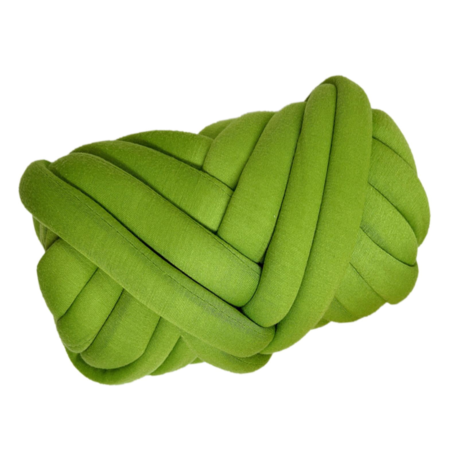 1.5kg Chunky Yarn Bulky Yarn Washable Tube Giant Soft Yarn Arm Knitting Yarn Weight Yarn Jumbo Tubular Yarn for Baskets Sweaters DIY Pet Bed Green