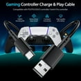 thumbnail image 2 of USB C Charging Cable,PS5 Controller Charger Cord for Xbox Series S X Elite Series 2 Controller,Type C Data Cable Accessories for PlayStation 5 DualSense,Slim/Pro Play NS Switch,Long Fast PS5 Cord, 2 of 6