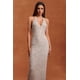 thumbnail image 2 of Vestido largo bellabarnetten Ibbie Halter sin mangas con cuello en V, 2 of 6