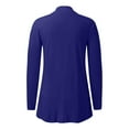 thumbnail image 3 of Women Fashion Long Sleeve Cardigan Polyester Lightweight Open Front for All Seasons, 3 of 4