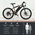 TotGuard Electric Bike for Adults, 26" Ebike 350W Adult Electric