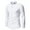 White, variant on JURANMO Mens Long Sleeve Solid Color Shirts Slim Fit Lapel Button Down Shirts Business Casual Shirt 2024 Fall Dressy Shirts Lightning Deals White XL