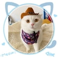thumbnail image 2 of Non-woven Fabric Stylish Pets  Star  Cowboy  Hat Soft Comfortable Adjustable Straps Caps Street Parties Photo Props For Cats Dogs, 2 of 6