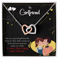 thumbnail image 2 of To My Girlfriend Today & Forever Inseparable Necklace, 2 of 7