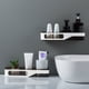 thumbnail image 3 of Estante De Plástico Para Ducha De Baño Y Cocina, Cesta De Succión, Estante Caddy, Estante De Baño De Lujo Montado En La Pared sonducket HA025740-01, 3 of 5