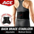 thumbnail image 2 of Ace Deluxe Back Stabilizer, Lumbar Support, Perforated Neoprene, Fits 32" to 48", 2 of 6