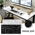 thumbnail image 2 of Abstract Fluid Mouse Pad Contour Computer Desk Pad Rubber Non-Slip Line Mouse Pad, 2 of 9