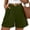Army Green, variant on BUIGTTKLOP Womens Dress Shorts Casual Elastic Waist Wide Leg Suit Tailored Shorts Summer Dressy Work Shorts with Pockets