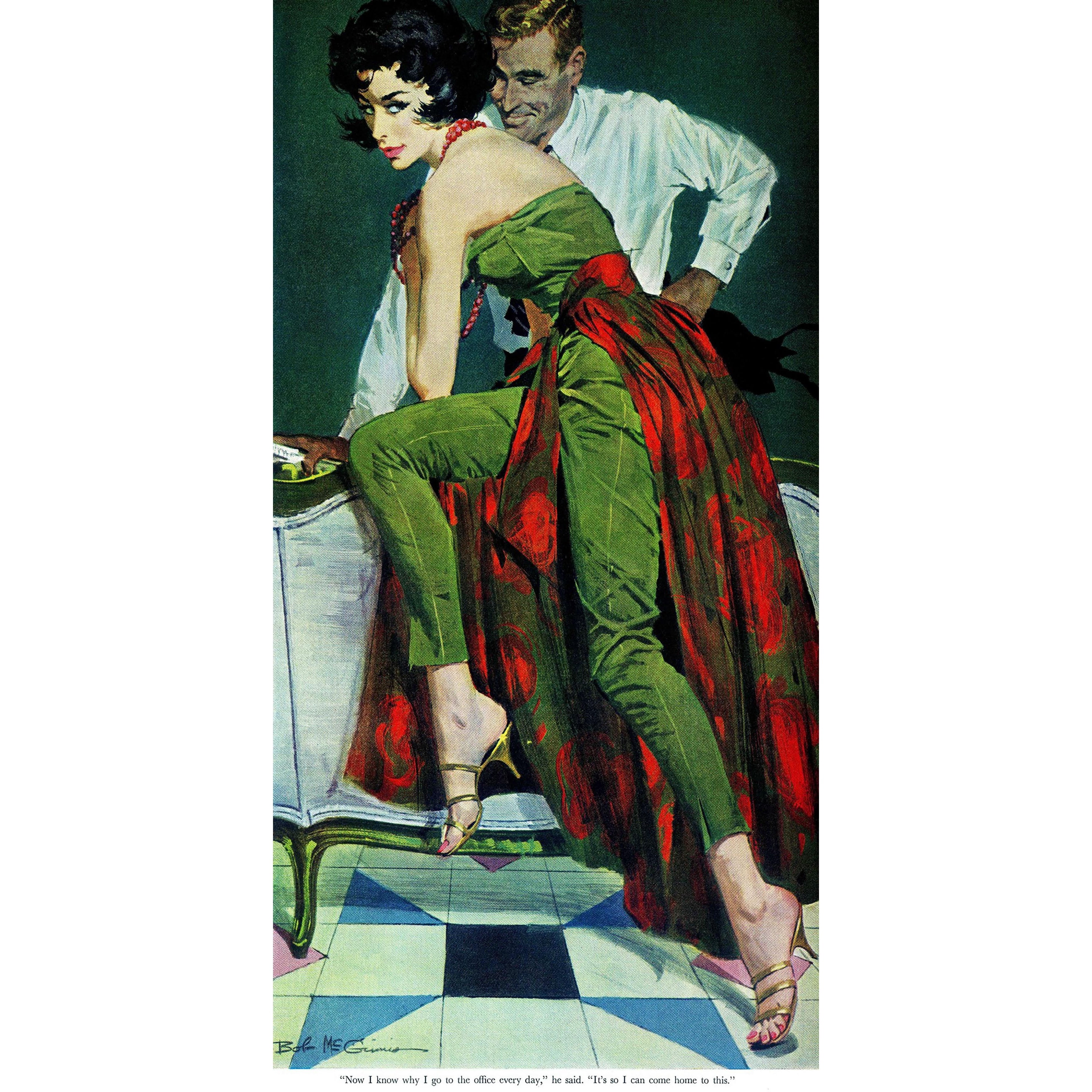 Marmont Hill "The Other Wife" by Robert McGinnis Painting Print on Canvas