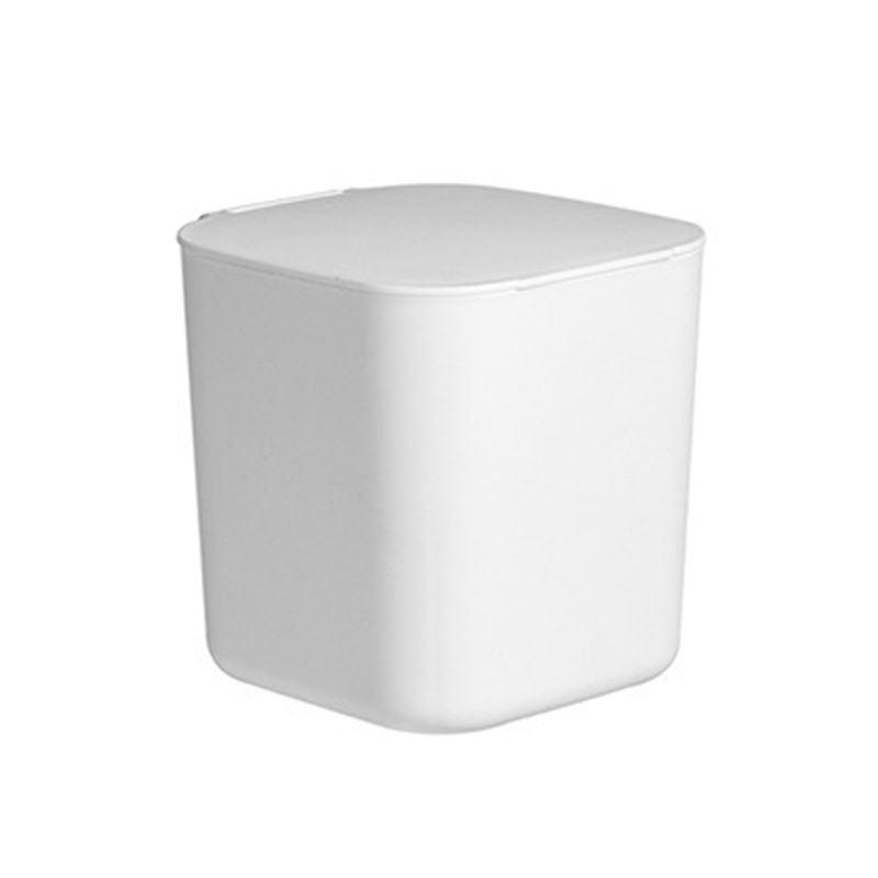 SJENERT Trash can Plastic Waste Bin for Bedrooms and Bathrooms,Mini