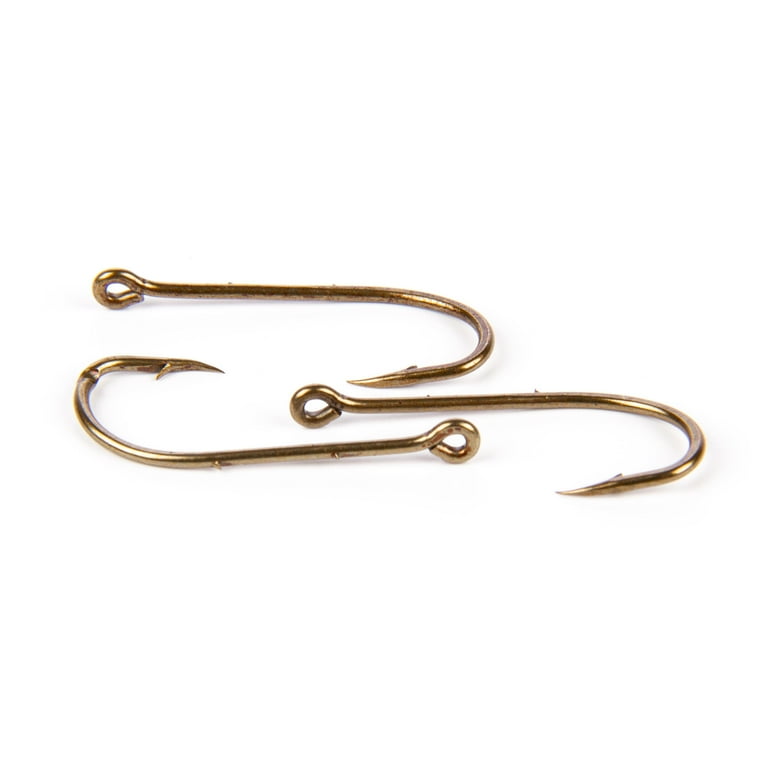 Ozark Trail Bronze Baitholder Light Wire Fishing Hooks, Size 4, 15-Pack Ozark Trail Bronze Baitholder Light Wire Fishing Hooks, Size 4, 15-Pack