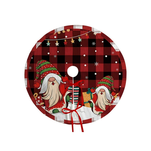 Ltdhehe Classic Christmas Tree Skirt Christmas Tree Collar For Home For Christmas Decoration For Winter Holiday Party