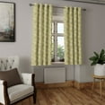 thumbnail image 2 of Ambesonne Grommet Curtain, , 50"x96", Avocado Green and Green Brown, 2 of 5