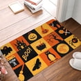 thumbnail image 4 of Balery Halloween Banner Symbols Felpudo de franela, resistente a las manchas y a la decoloración, para uso interior y exterior, fácil de limpiar, 40 x 60 cm, 4 of 7