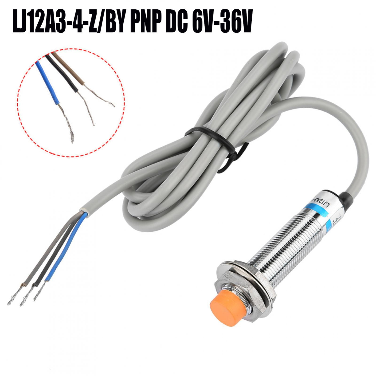 LJ12A3-4-Z/BY Inductive Proximity Sensor Detection Switch PNP DC6-36V 12MM 30 