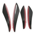 thumbnail image 4 of 4 unids/set Universal de fibra de carbono parachoques Canards alerón de labios apto para Honda Jadeshay A, 4 of 8