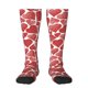 thumbnail image 1 of Fotbe Hearts Calcetas Divertidas Estampadas para Hombre y Mujer, Calcetas de Algodón hasta la Rodilla para Caminar, Correr, Enfermería y Embarazo, 1 of 6