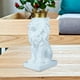 thumbnail image 3 of Colección de estatuas de cabeza 3D modernas, decoración de mesa, figurita de Animal, adorno de resina, escultura artesanal para el hogar, Blanco perfecl Escultura de León, 3 of 8