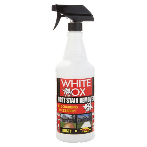 White Ox No Scent Rust Stain Remover 1 qt. Liquid - Case of: 12;