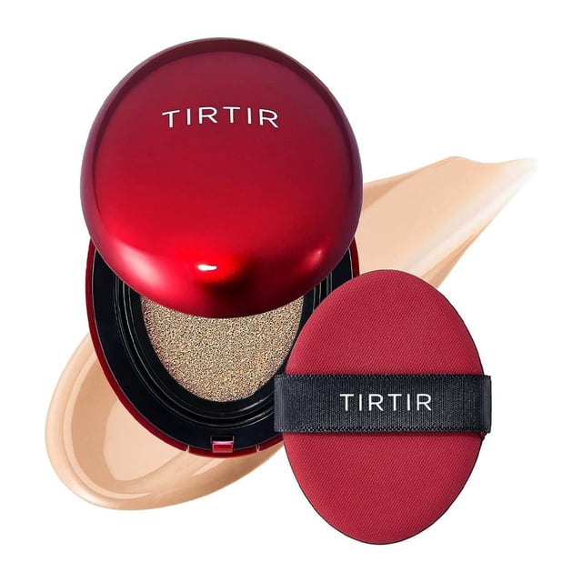 TIRTIR – Mask Fit Red Cushion 18 g – TONO 23N SAND – Base de maquillaje de alta cobertura cushion – larga duración hasta 72 h – acabado sat
