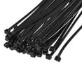 thumbnail image 3 of Uxcell 16-Inch 0.2-Inch Cable Ties Self-Locking Zip Ties Nylon Black 50 Pack, 3 of 5