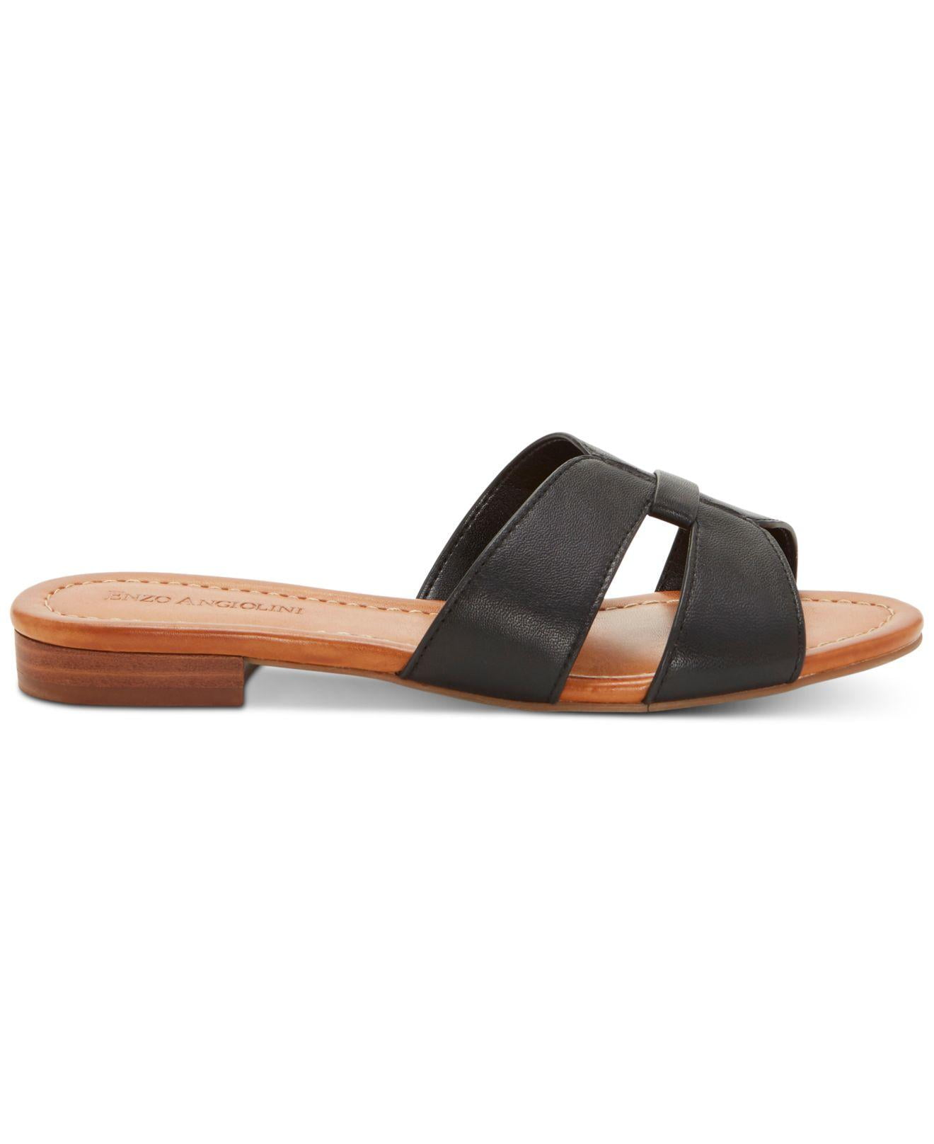 enzo angiolini flat sandals