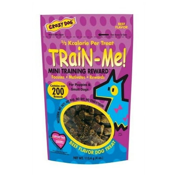 Crazy Dog Train - Me! Beef Dog Treats, 4 Oz