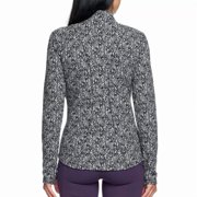 Spyder Ladies' Fleece Printed Half Zip Black/White Women's, S