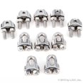thumbnail image 2 of Red Hound Auto 10 - Malleable Galvanized Wire Rope Cable Clips 1/4 Inches - 6mm Premium, 2 of 4