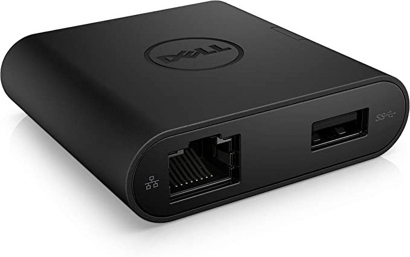 Dell Adapter USB Type C to HDMI/VGA/Ethernet/USB DA200 - Black