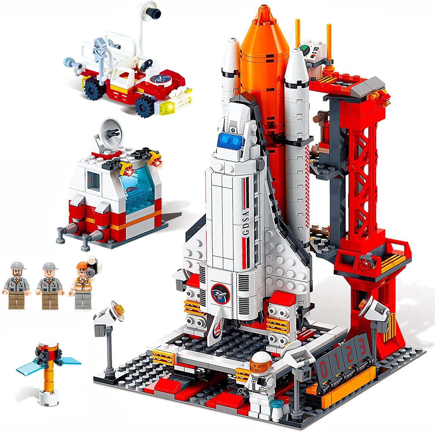 Details about   1514Pcs Shuttle Space Expedition Building Block Set Kids Toys Birthday Gifts 