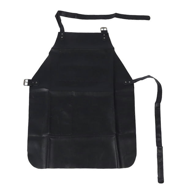 Tablier de barbier avec 7 poches pour outils, imperméable, en PU, pour salon de coiffure et cosmétologie