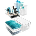 thumbnail image 6 of Sorbus 4-Pack Stackable Storage Bins – Clear Organizer for Kitchen, Fridge, and Bathroom, 6 of 16