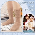 thumbnail image 4 of Fuzzy Slipper Socks Men Non Slip Socks Warm Socks Winter Fluffy Socks Cozy Slipper Fleece Socks for Men Women Christmas Gifts, 6 Pairs, 4 of 8