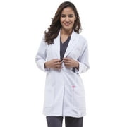Lab Coat Women 3 Pocket Healing Hands Full Sleeve Mid-Length 5053 Faith The White Coat Minimalist Collection White S