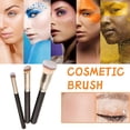 thumbnail image 2 of Set de brochas de maquillaje HUOGUO de 3 piezas con cerdas de nylon, 2 of 5